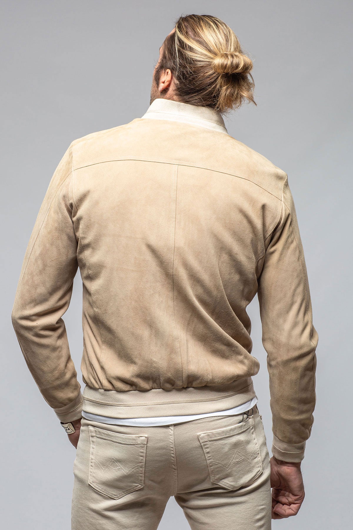 Jules Suede Sweater Jacket | Samples - Mens - Outerwear - Cloth | STILNOLOGY