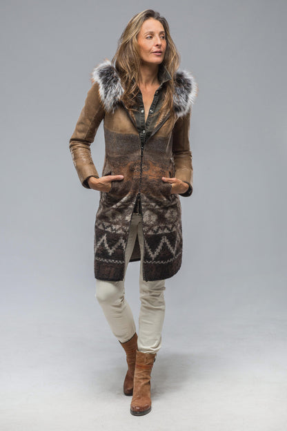 Sioux Shearling Knit Coat | Ladies - Outerwear - Shearling | Artico