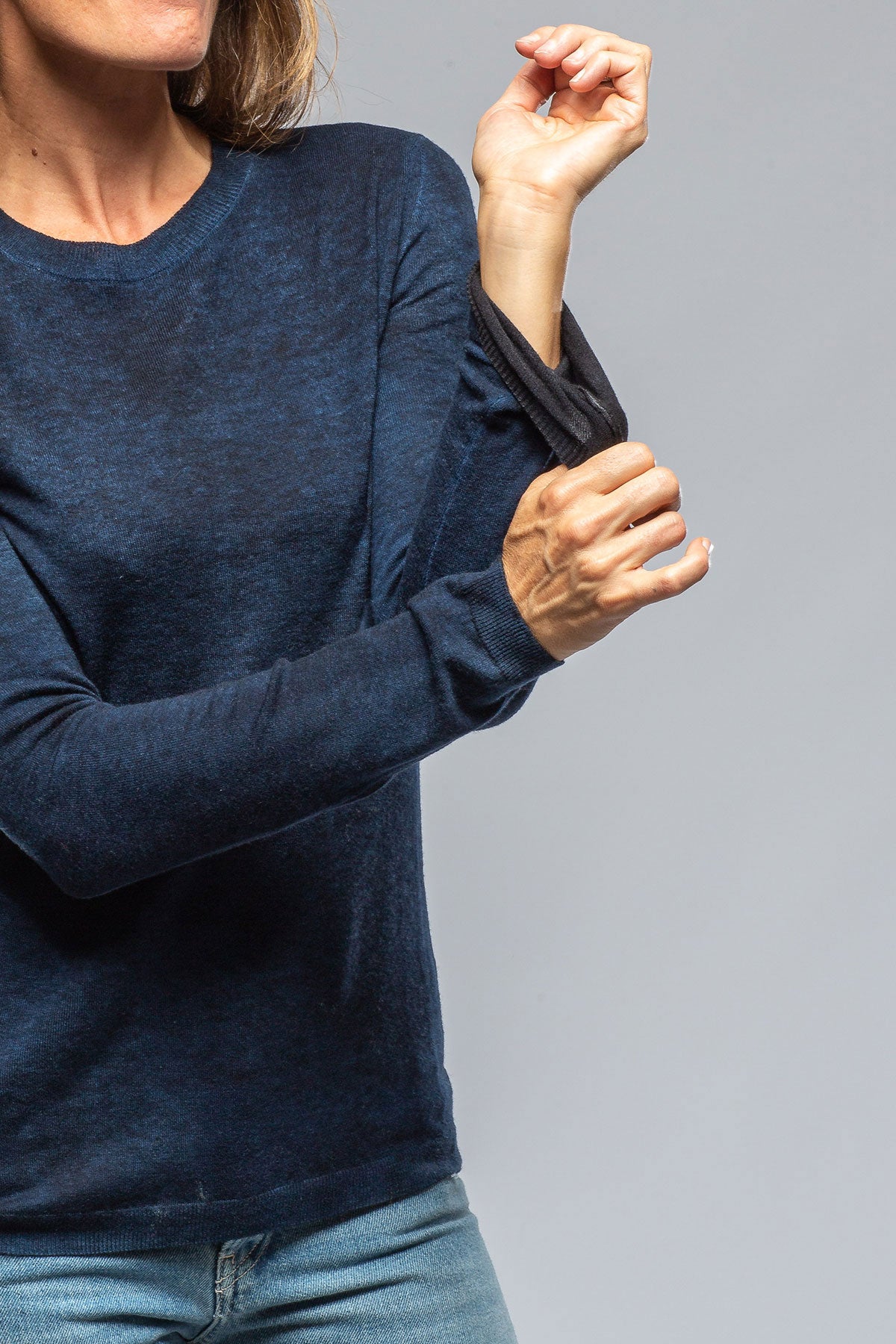 Lya Crew Neck Shaded Midnight