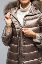 Claire Metallic Long Puffer | Samples - Ladies - Outerwear - Cloth | Gimo's