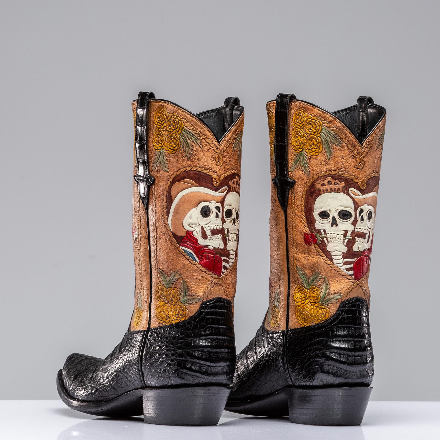 Day of the Dead Boots | Mens - Cowboy Boots | Stallion Boots