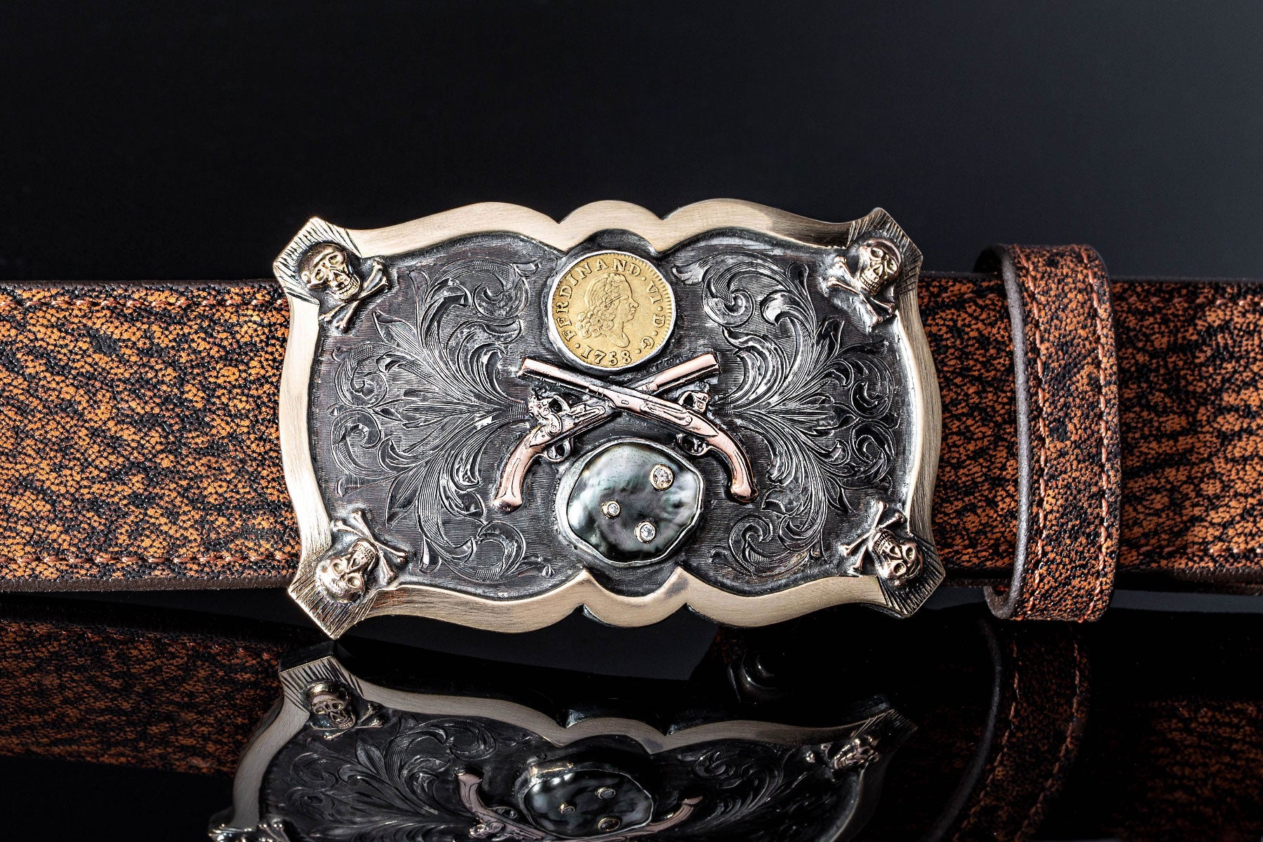 Comstock Heritage AO Hawes Swirl Belt Buckle