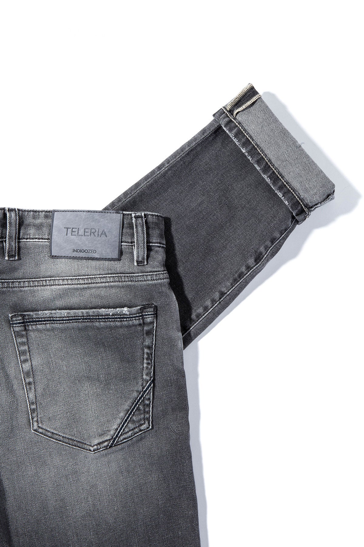 Hayden Stretch Denim In Mid Grey | Mens - Pants - 5 Pocket | Teleria Zed