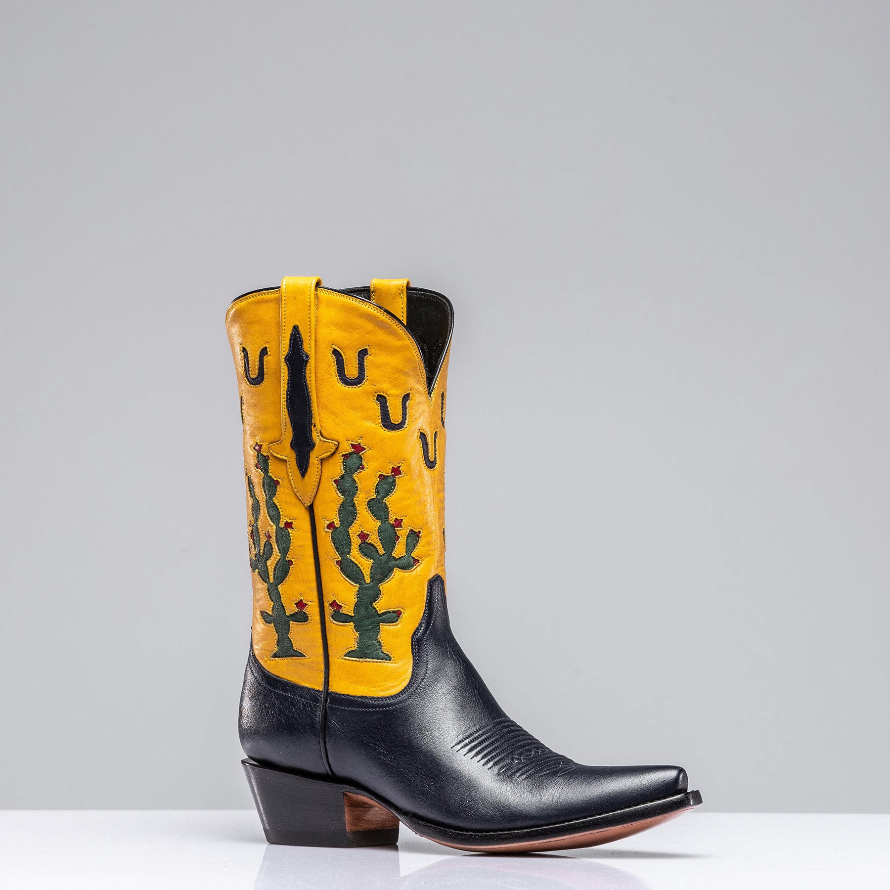 Bailey Cactus Horseshoe | Ladies - Cowboy Boots | Stallion Boots