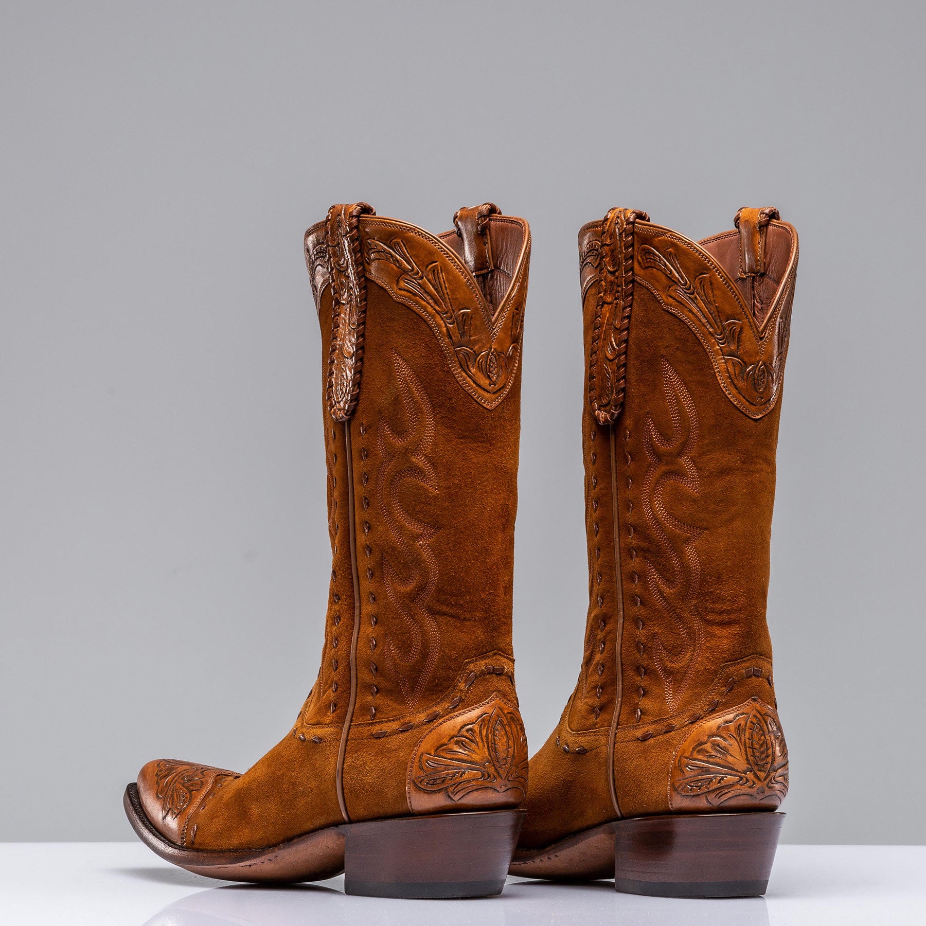 Buckskin Suede Boots | Mens - Cowboy Boots | Stallion Boots