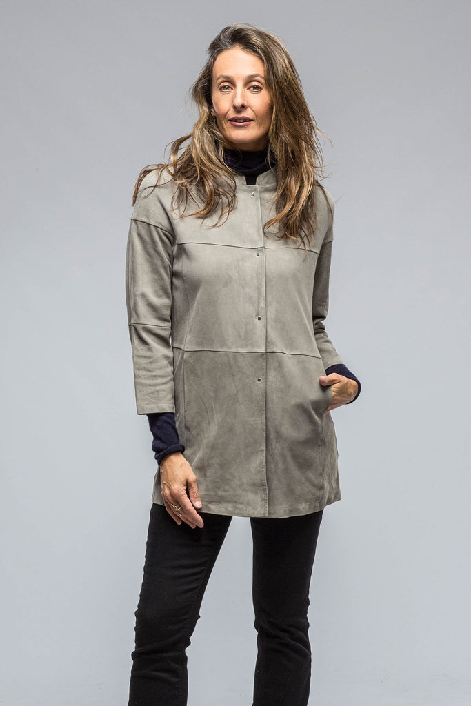 Leah Suede Coat | Samples - Ladies - Outerwear - Leather