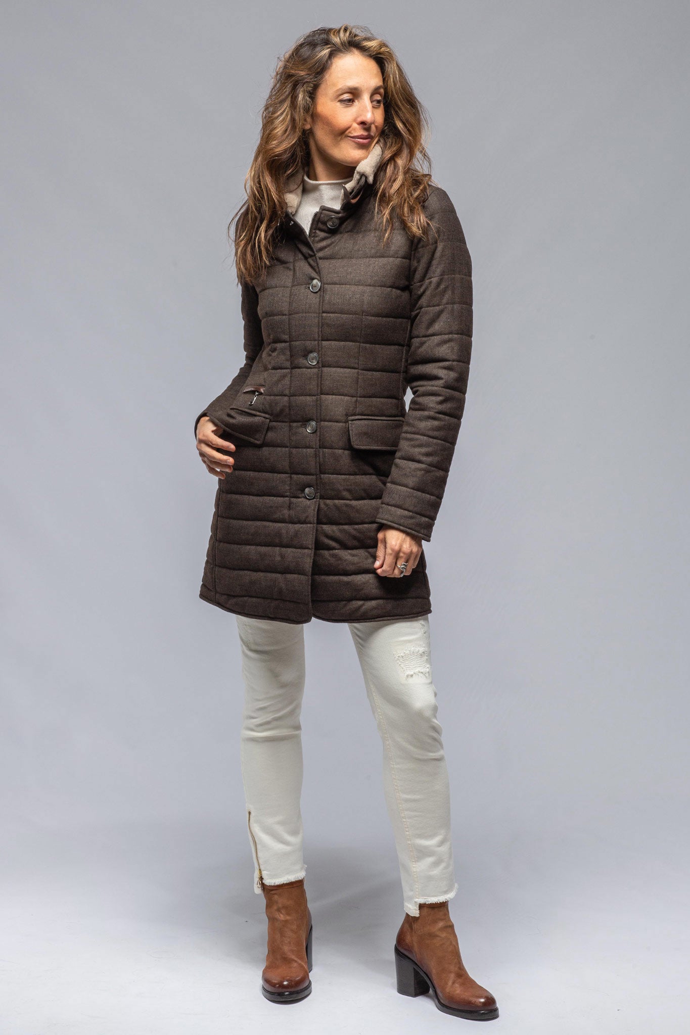 Erwin Quilted Overcoat | Warehouse - Ladies - Outerwear - Cloth | Gimo's