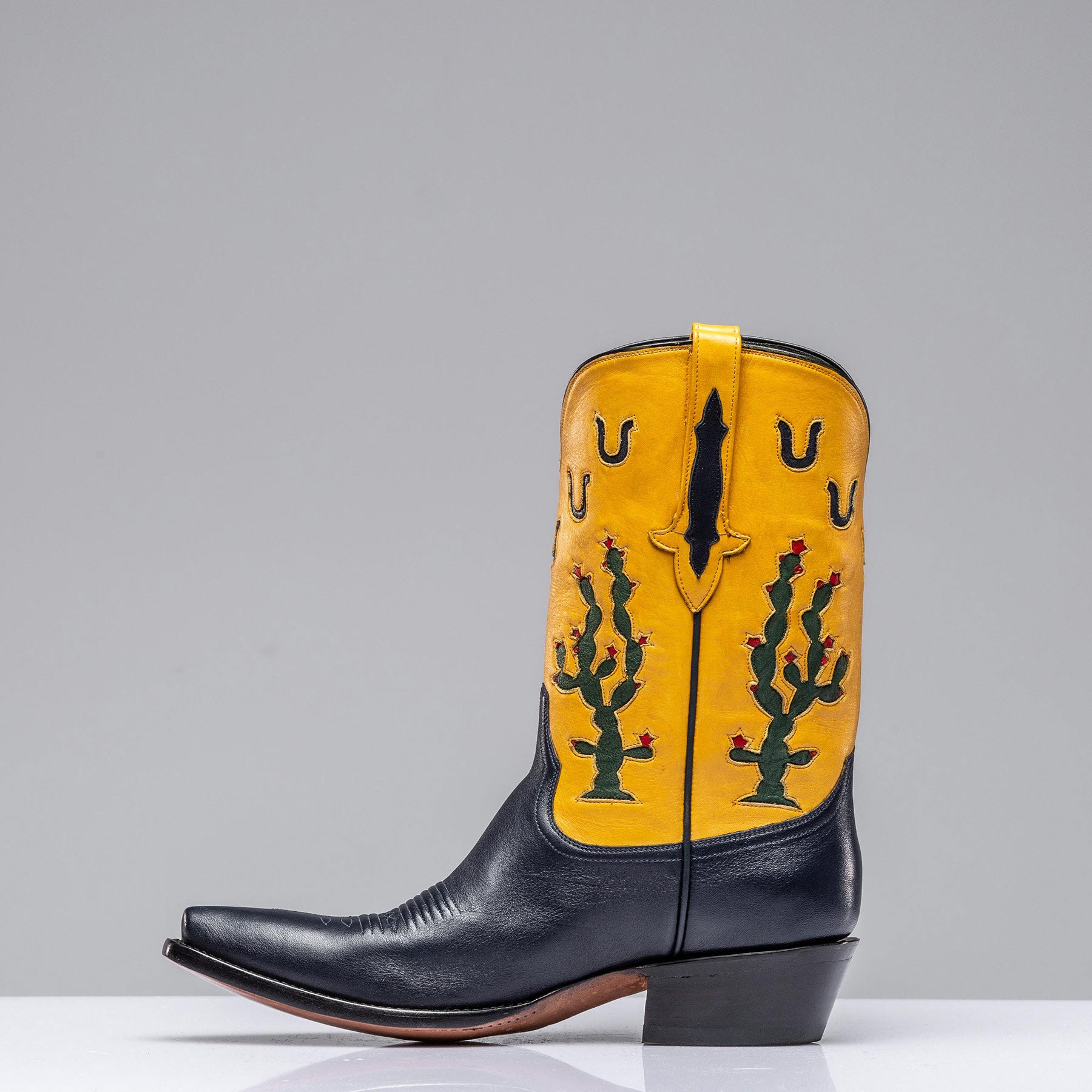 Cactus Horseshoe | Mens - Cowboy Boots | Stallion Boots