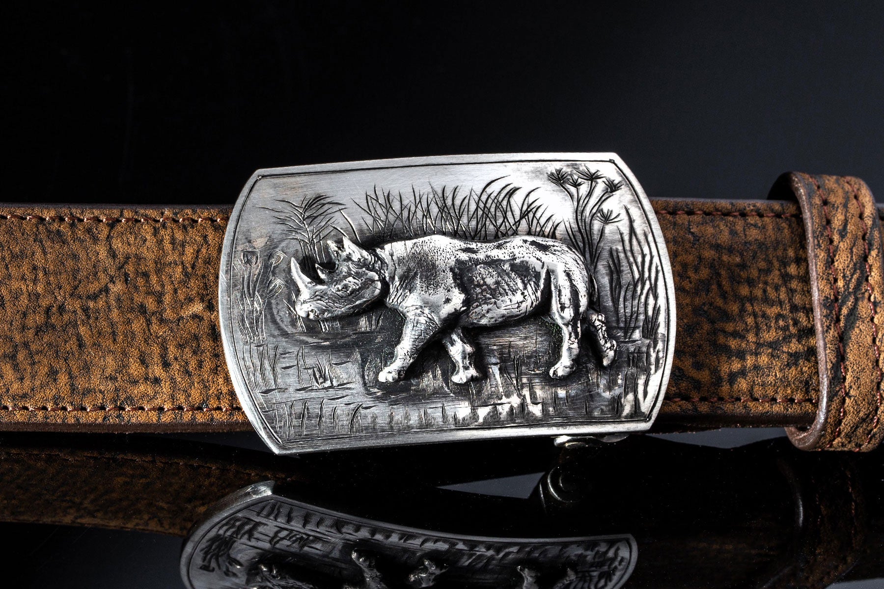 Branson Rhino | Belts And Buckles - Trophy | Comstock Heritage