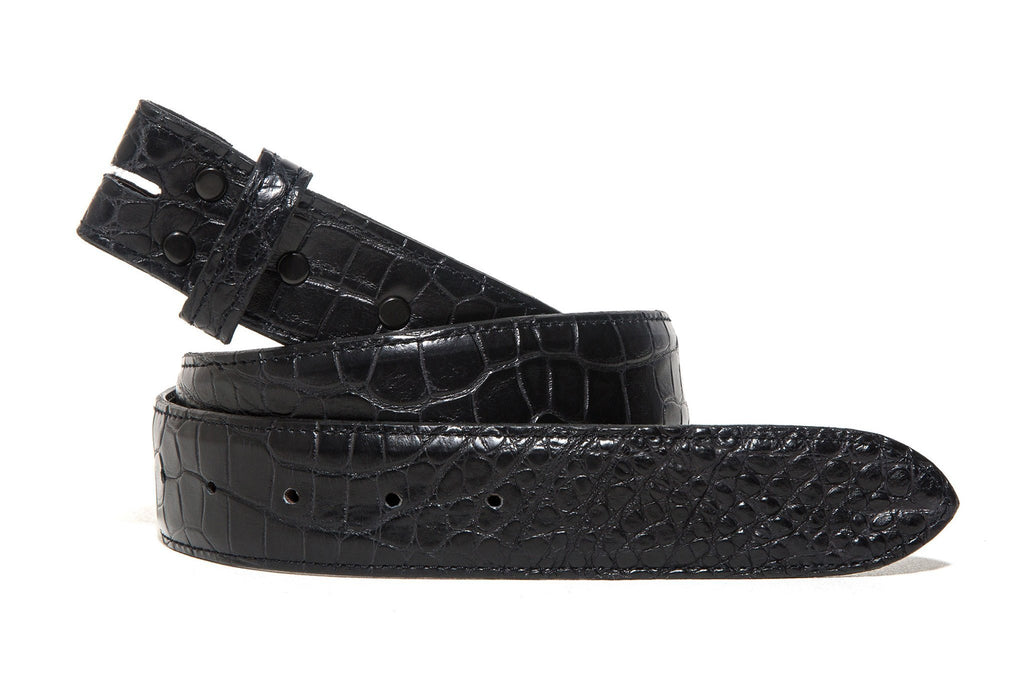 1.5 Inch Black Matte Allitagor Belt Straps | Belts And Buckles - Belts