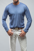 Crosby Merino Sweater In Steel | Mens - Sweaters | Dune