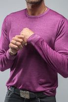 Crosby Merino Sweater In Wine | Mens - Sweaters | Dune
