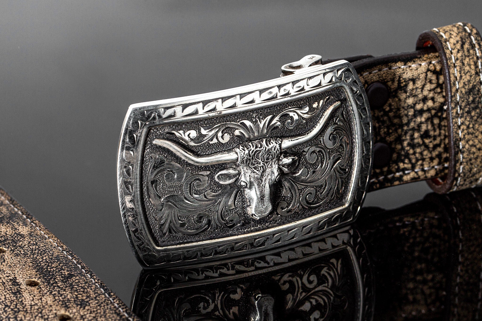 AO Branson Longhorn SS | Belts And Buckles - Trophy | Comstock Heritage