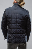 Easton Quilted Jacket In Navy | Warehouse - Mens - Outerwear - Cloth | Gimo's