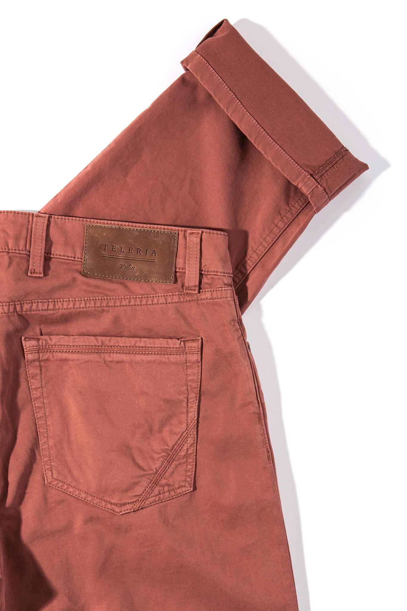Gunnison Soft Touch In Arancio | Mens - Pants - 5 Pocket | Teleria Zed
