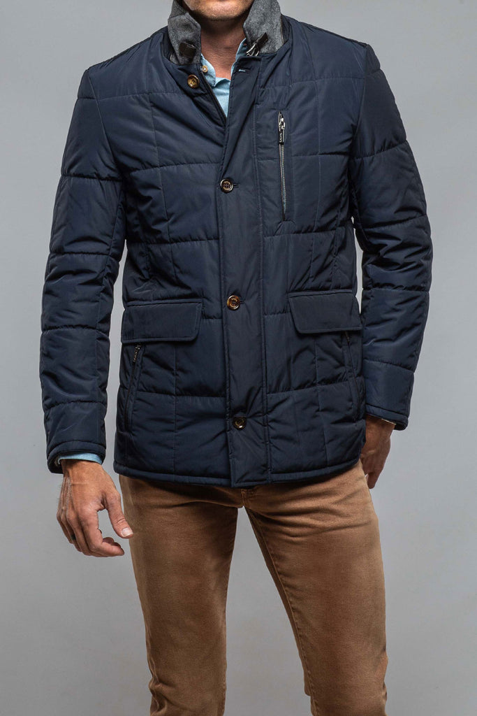 Edison Quilted Jacket Navy | Warehouse - Mens - Outerwear - Cloth