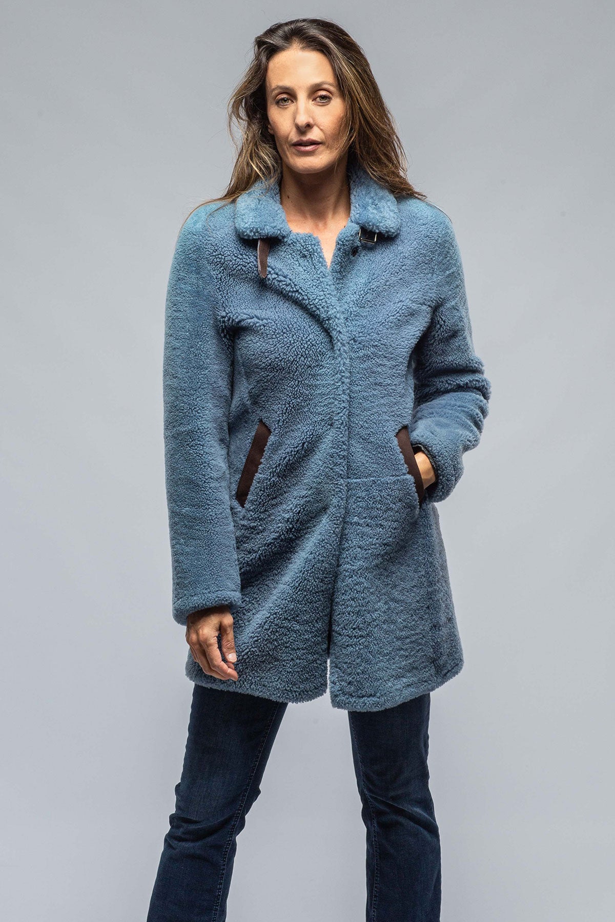 Sara Shearling Jacket | Samples - Ladies - Outerwear - Shearling | Gimo's