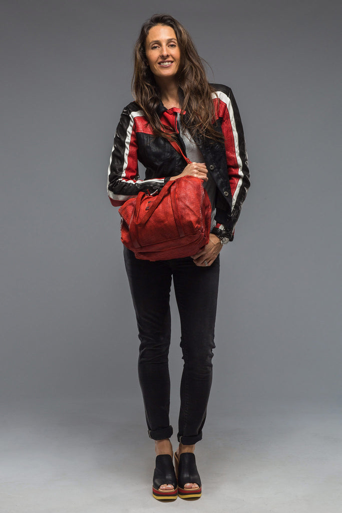 Tessere Leather Duffle In Red | Ladies - Accessories - Bags