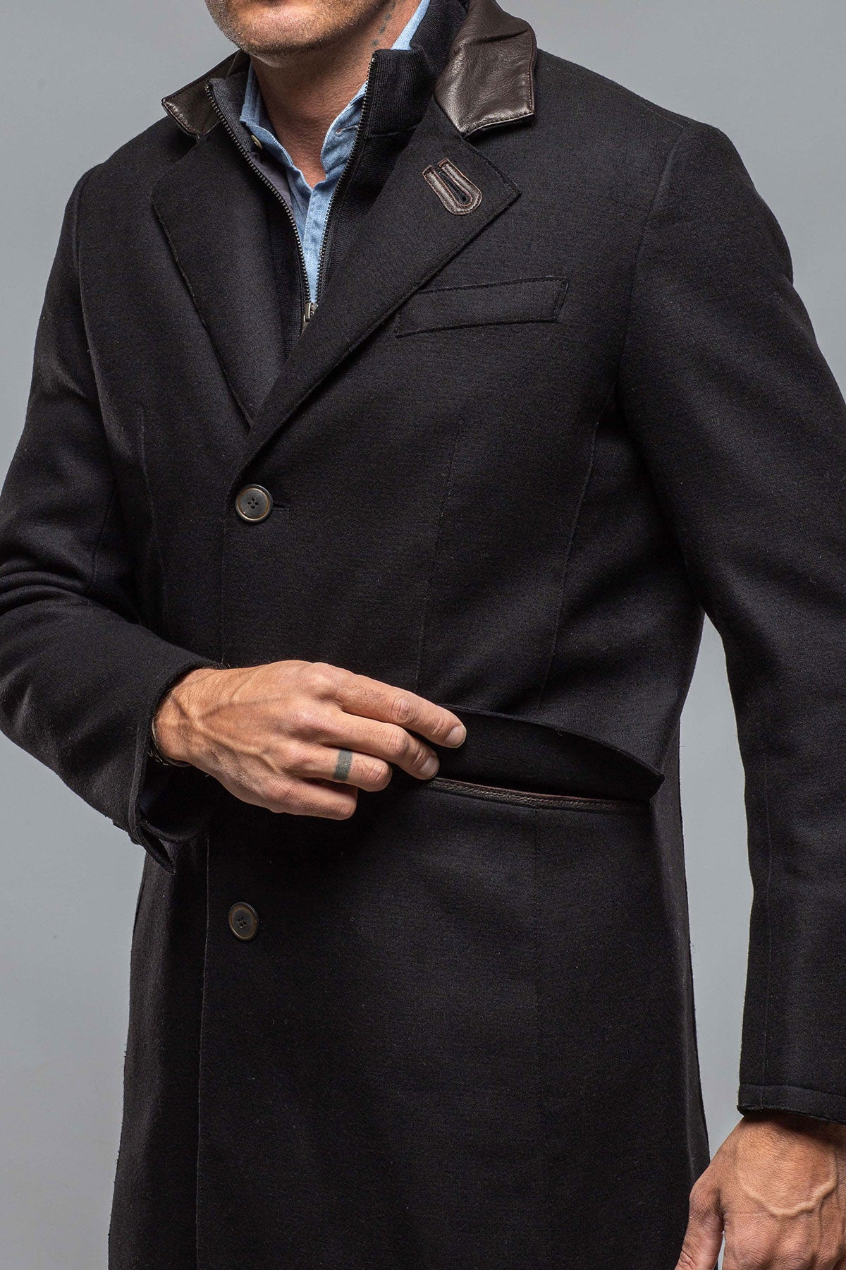Owen Wool/Cashmere Overcoat | Warehouse - Mens - Outerwear - Overcoats | Gimo's