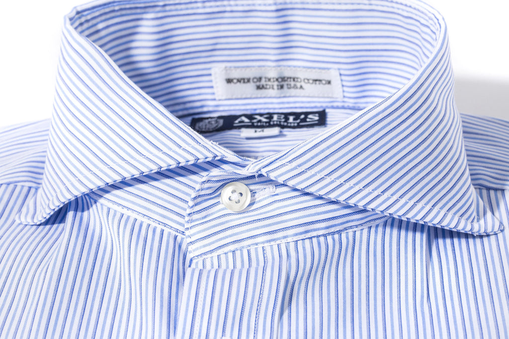 Exeter Double Stripe Shirt In Blue | Mens - Shirts - Outpost