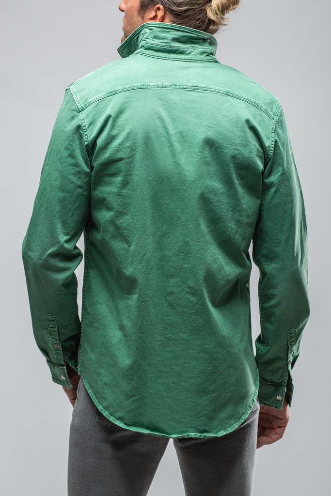 Cassidy Snap Shirt Verde Giada | Mens - Shirts