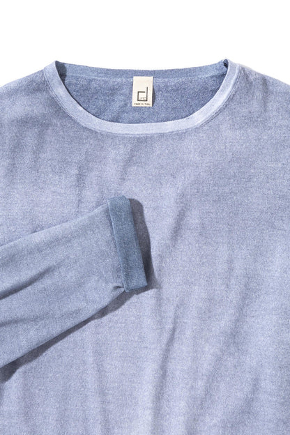 Charleston Stretch Crew Neck In Steel | Mens - Sweaters | Dune