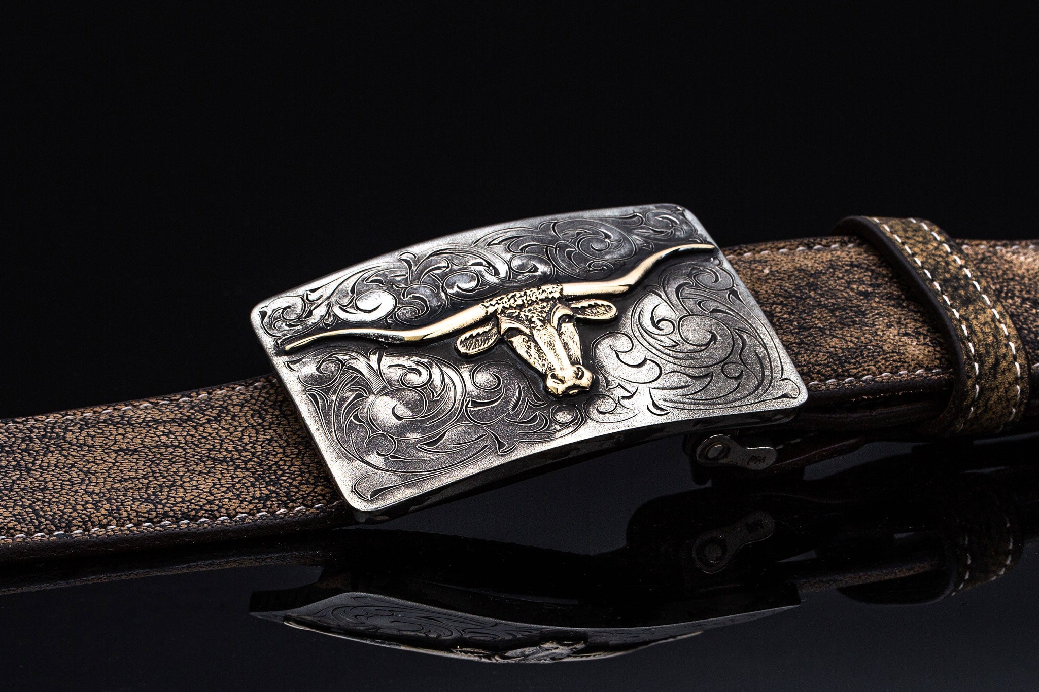 McCreedy Longhorn | Belts And Buckles - Trophy | Comstock Heritage
