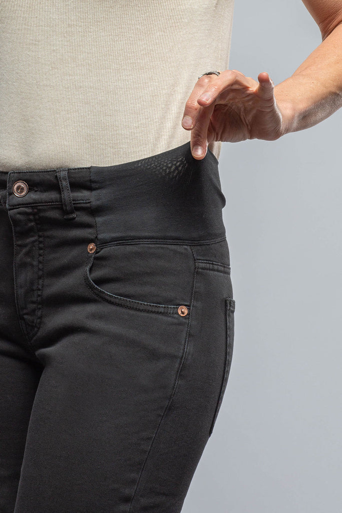 Elisa Open Hem Jean In Navy/Black | Ladies - Pants - Jeans
