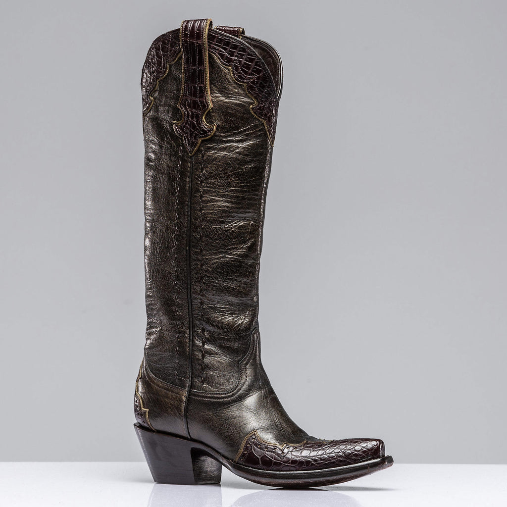 Tall Pearlized Majestic Goblin Boots | Ladies - Cowboy Boots
