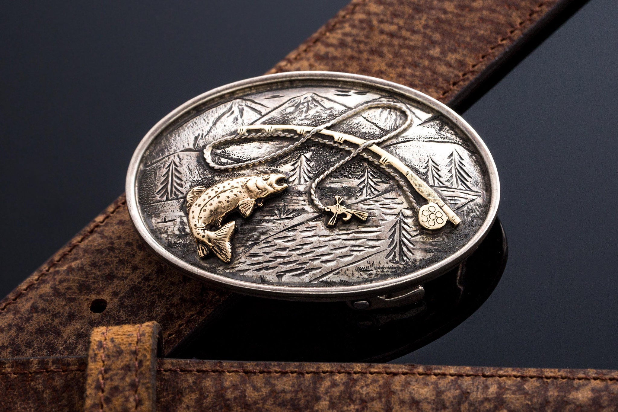 Sutro Fly Fishing | Belts And Buckles - Trophy | Comstock Heritage