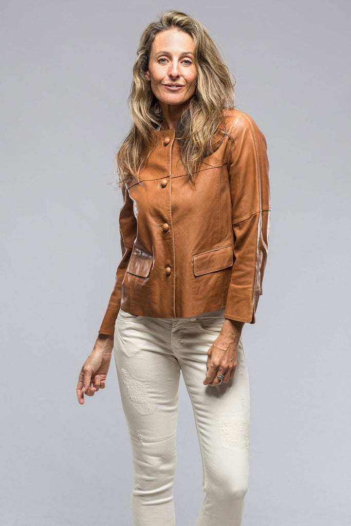 Delia Leather Jacket | Samples - Ladies - Outerwear - Leather