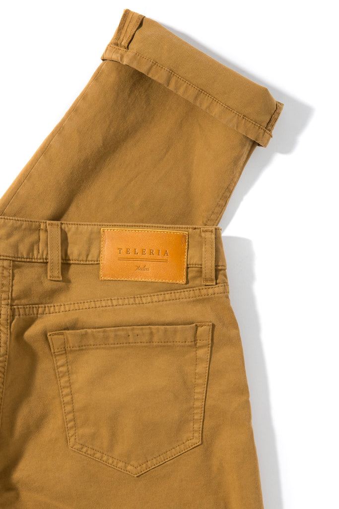 Yuma Soft Touch In Gold | Mens - Pants - 5 Pocket