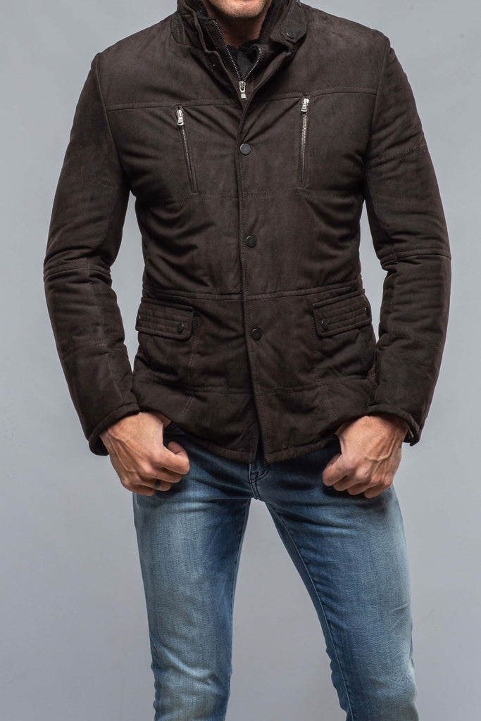 Pacino Suede Jacket | Samples - Mens - Outerwear - Leather