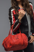 Tessere Leather Duffle In Red | Ladies - Accessories - Bags | Axel'S