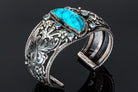 Sterling Bracelete w/blue Zirocons | Jewelry - Bracelets and Bangles | Mona Van Ripa