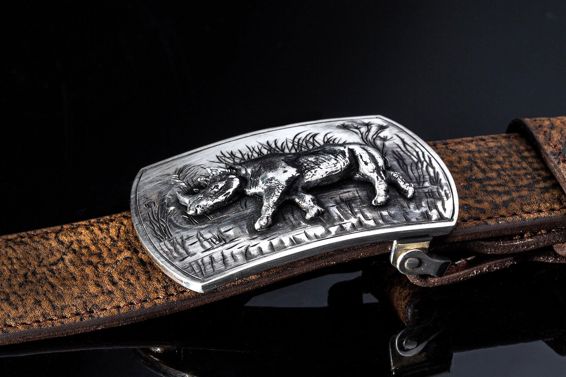 Branson Rhino | Belts And Buckles - Trophy | Comstock Heritage