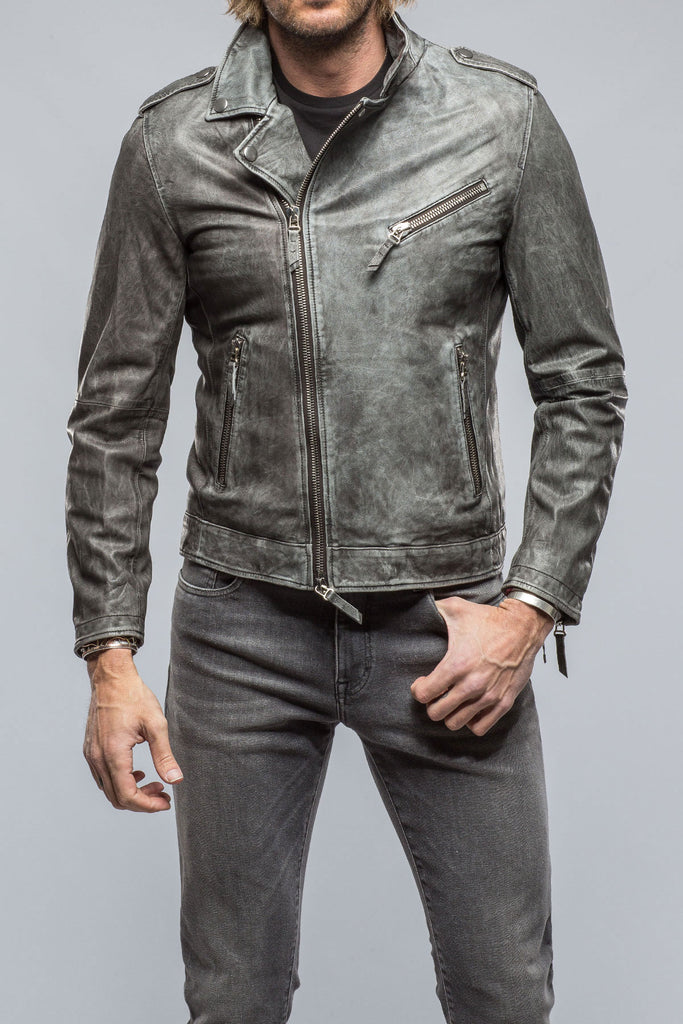 Calistoga Side-Zip Moto | Samples - Mens - Outerwear - Leather