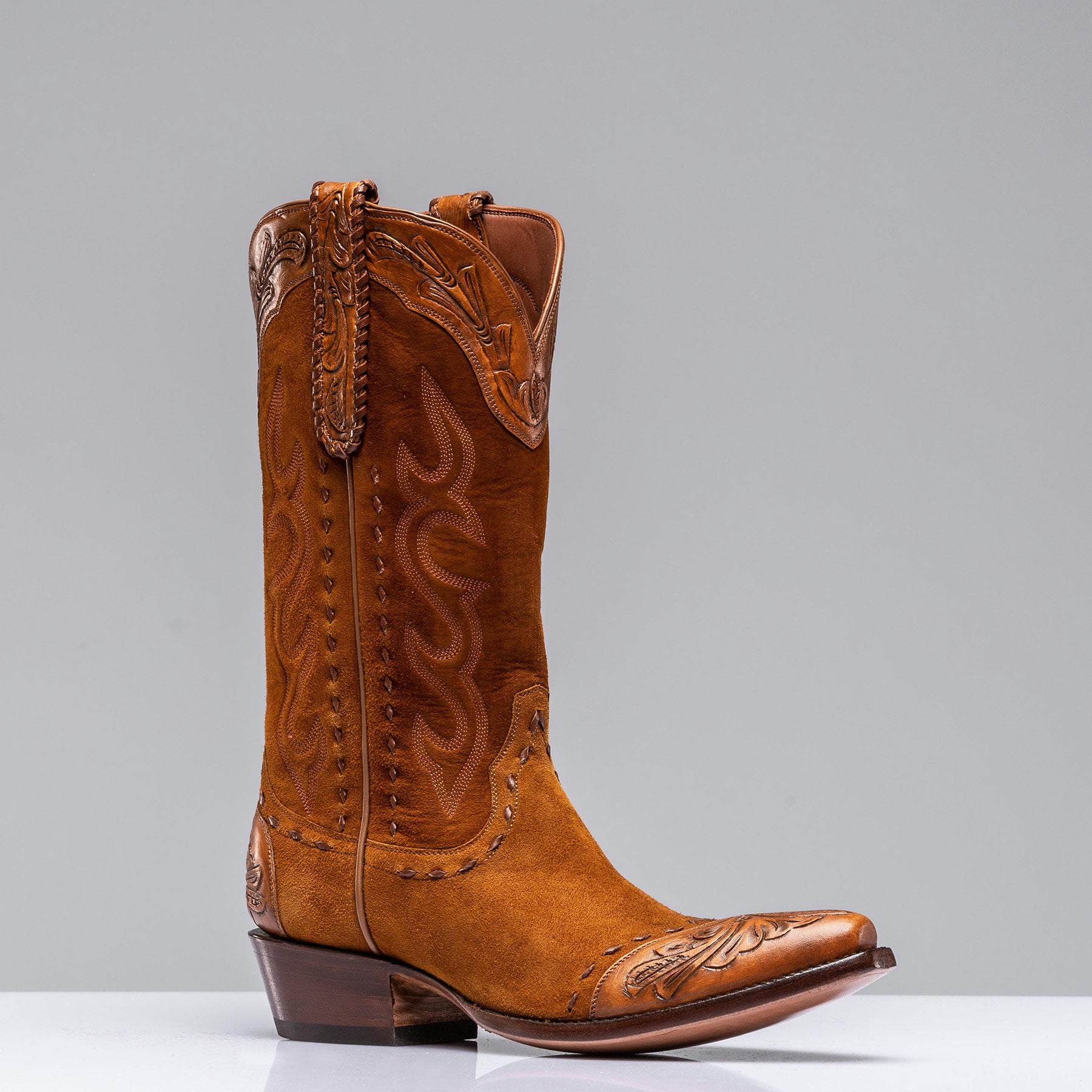 Buckskin Suede Boots | Mens - Cowboy Boots | Stallion Boots