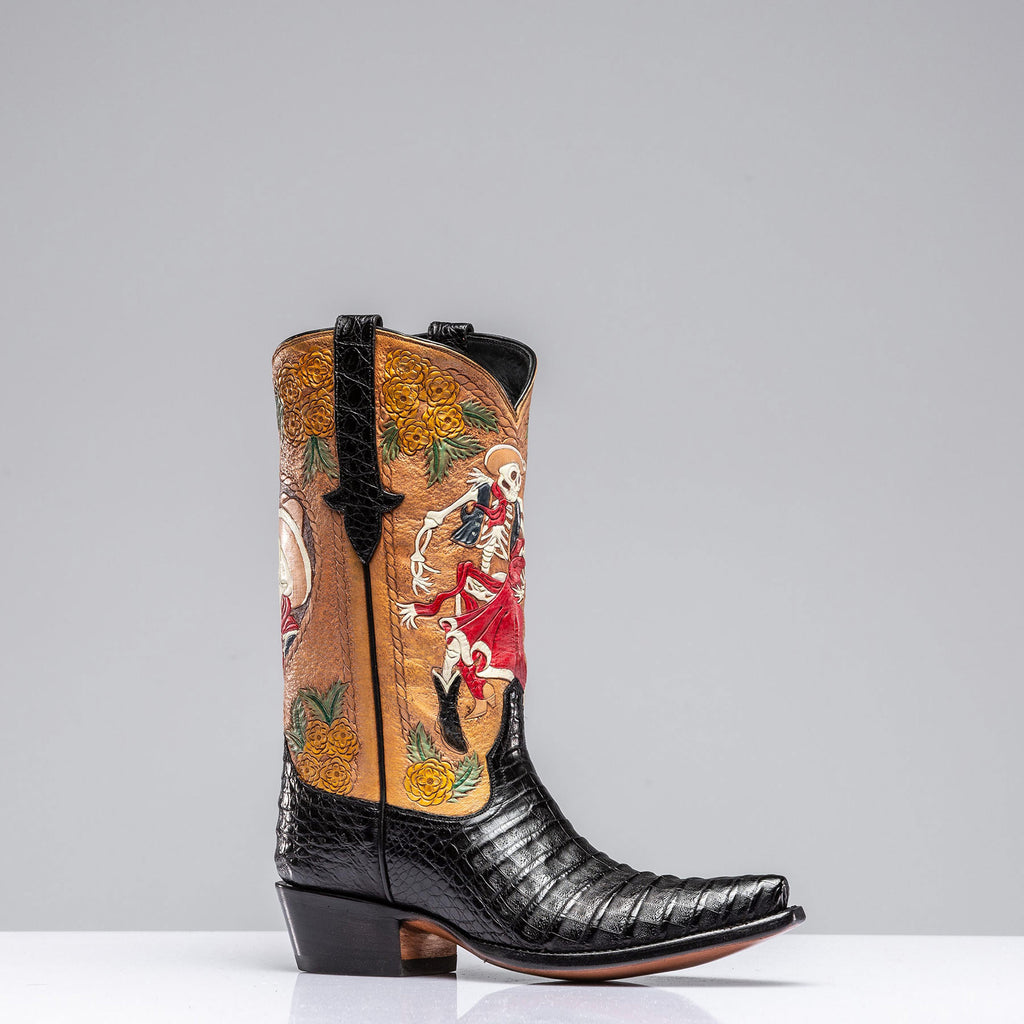 Dancing Skeleton Boots | Ladies - Cowboy Boots