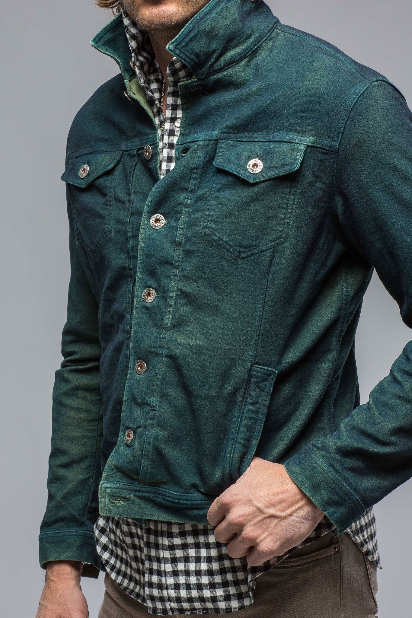 Buy Highlander English Green Trucker Fit Denim Jacket for Men Online at  Rs.1139 - Ketch