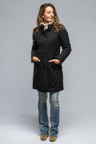 Lia Quilted Long Coat | Samples - Ladies - Outerwear - Cloth | Gimo's