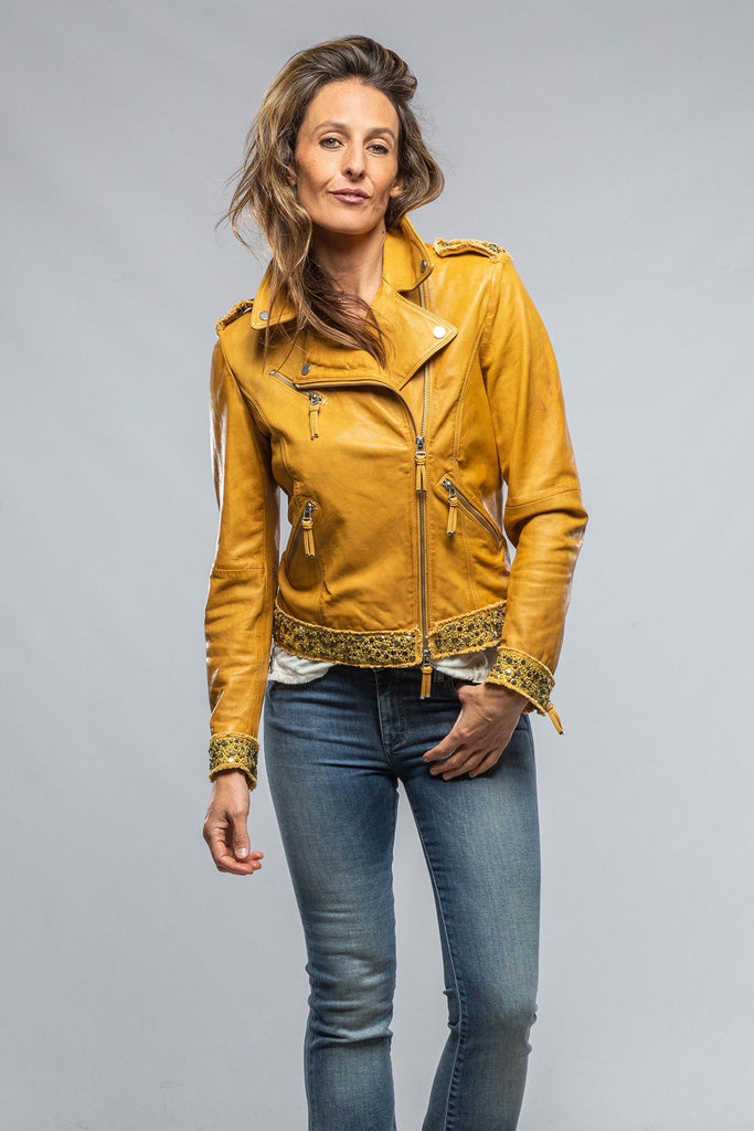 Alexandra Side Zip Moto | Samples - Ladies - Outerwear - Leather