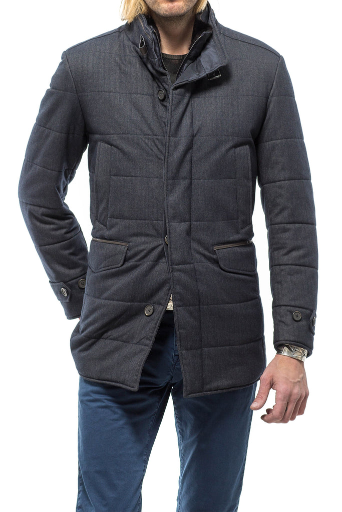 Gaius Herringbone Jacket | Warehouse - Mens - Outerwear - Cloth