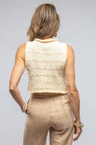 Valdivia Knit Crop Top In Buttercream | Ladies - Sweaters | VOZ