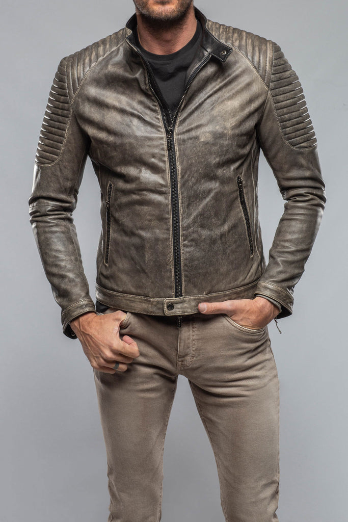 Renato Leather Moto | Samples - Mens - Outerwear - Leather