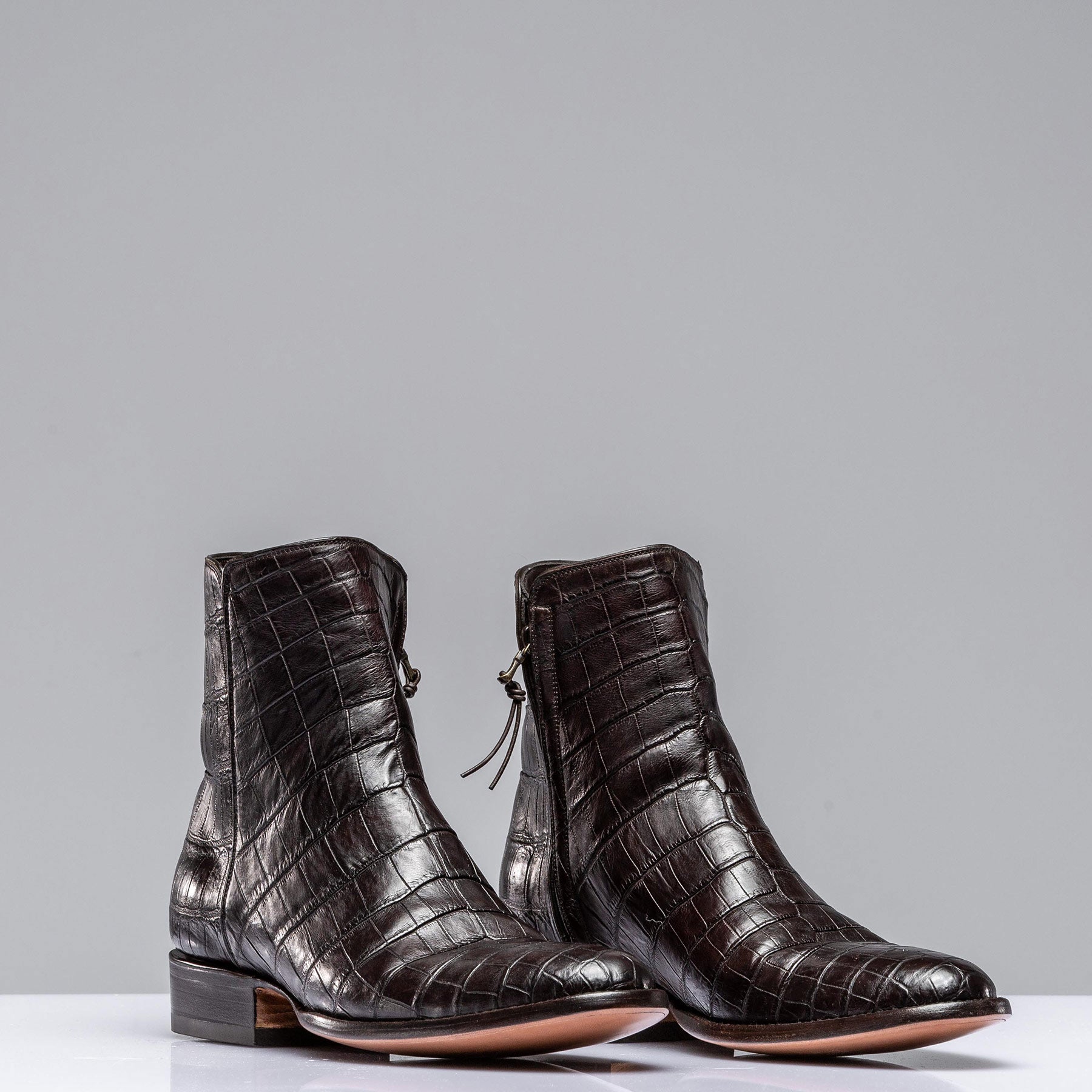 Chocolate Crocodile Chelsea Boots | Mens - Cowboy Boots | Stallion Boots
