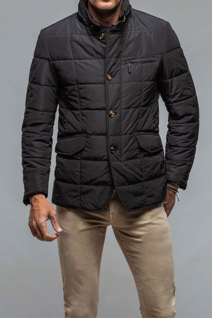 Easton Quilted Jacket In Black | Warehouse - Mens - Outerwear - Cloth | Gimo's