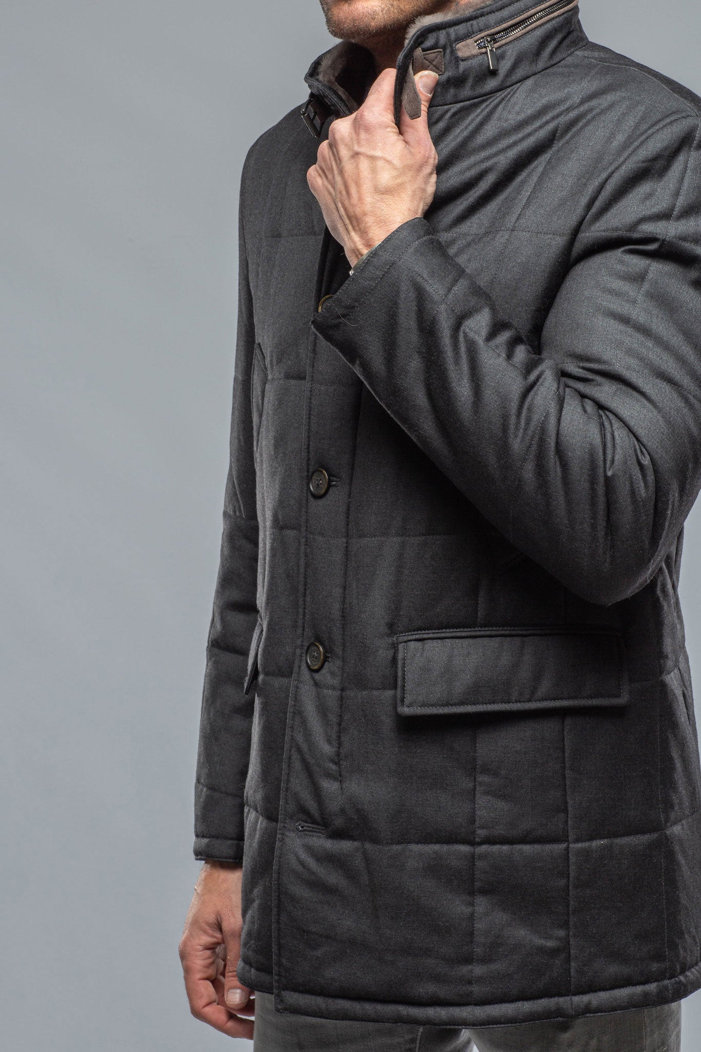 Kenton Wool Travel Jacket | Warehouse - Mens - Outerwear - Overcoats | Gimo's