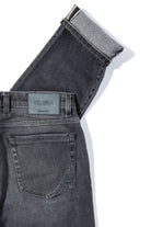 Hayden Stretch Denim In Antracite | Mens - Pants - 5 Pocket | Teleria Zed