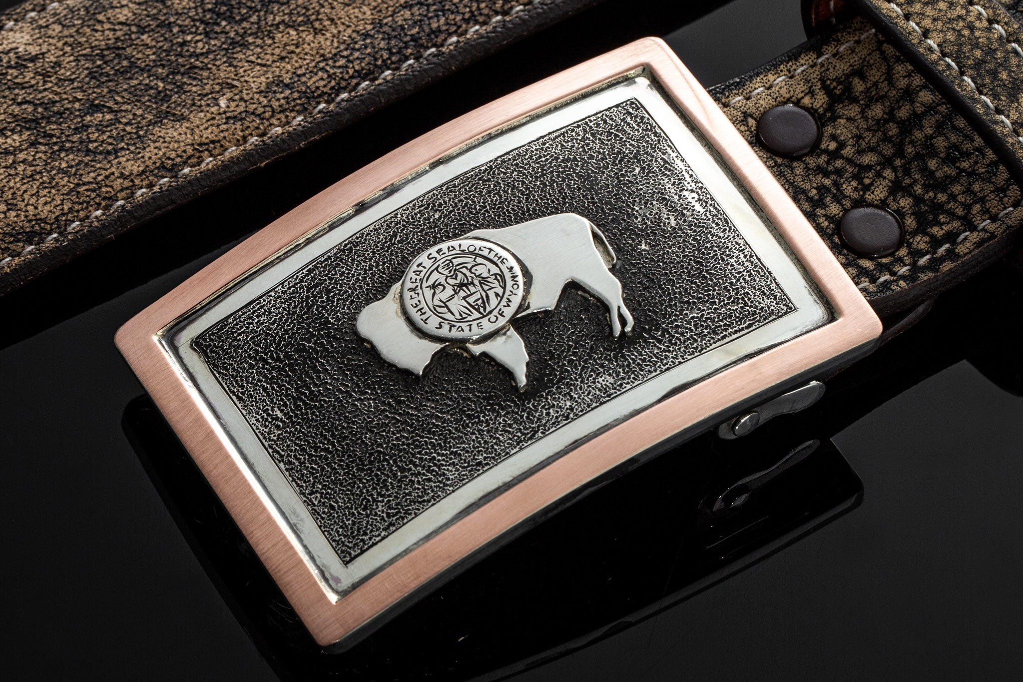 AO Wyoming Trophy Buckle | Belts And Buckles - Trophy | Comstock Heritage